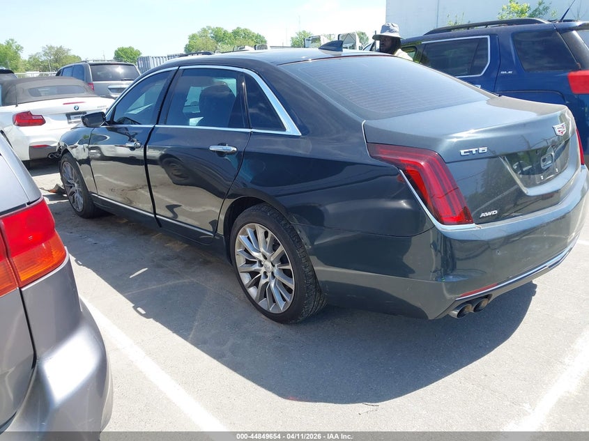 2018 Cadillac Ct6 VIN 1G6KB5RS4JU106081 IAAI salvage auction — FRONT END, Salvage (North Carolina), sold $2,900 on 2026-07-13 (photo 3)