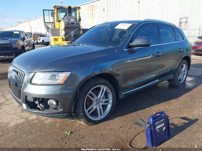 2017 Audi Q5 VIN WA1L2AFPXHA004932 IAAI salvage auction — LEFT & RIGHT, Clear (Indiana), sold $2,900 on 2026-07-28 (photo 2)