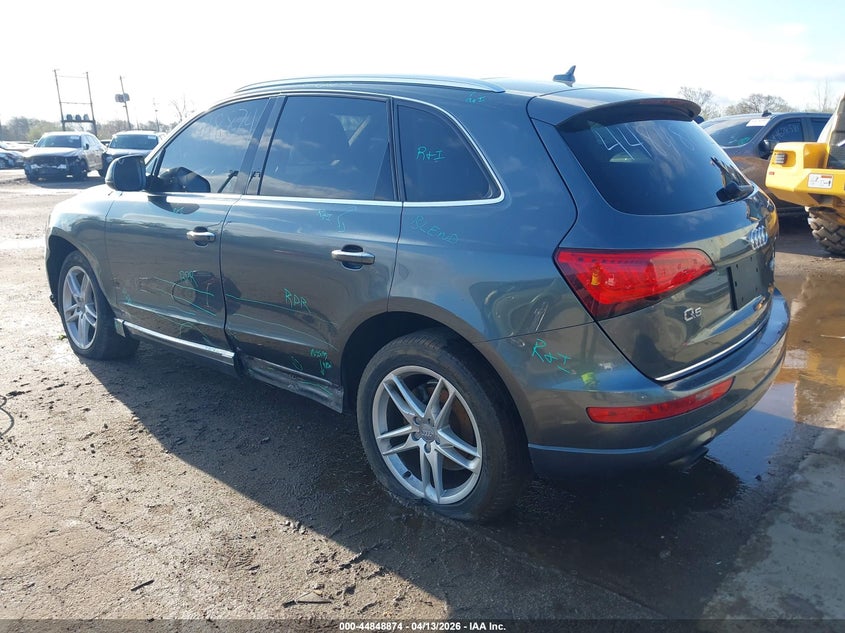2017 Audi Q5 VIN WA1L2AFPXHA004932 IAAI salvage auction — LEFT & RIGHT, Clear (Indiana), sold $2,900 on 2026-07-28 (photo 3)