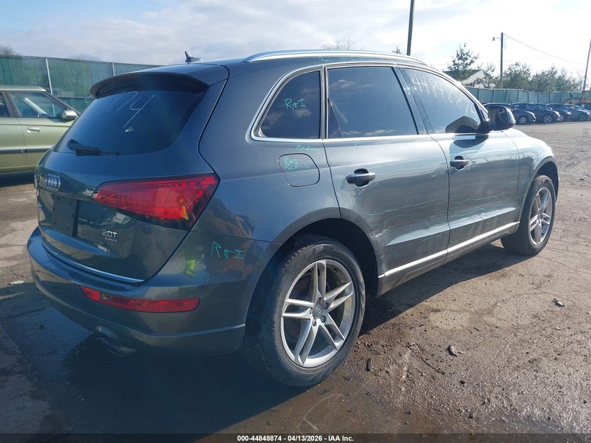 2017 Audi Q5 VIN WA1L2AFPXHA004932 IAAI salvage auction — LEFT & RIGHT, Clear (Indiana), sold $2,900 on 2026-07-28 (photo 4)