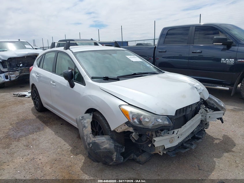 2014 Subaru Impreza VIN JF1GPAA61EG218911 IAAI salvage auction — FRONT & REAR, Salvage Title, sold $625 on 2026-07-14 (photo 1)