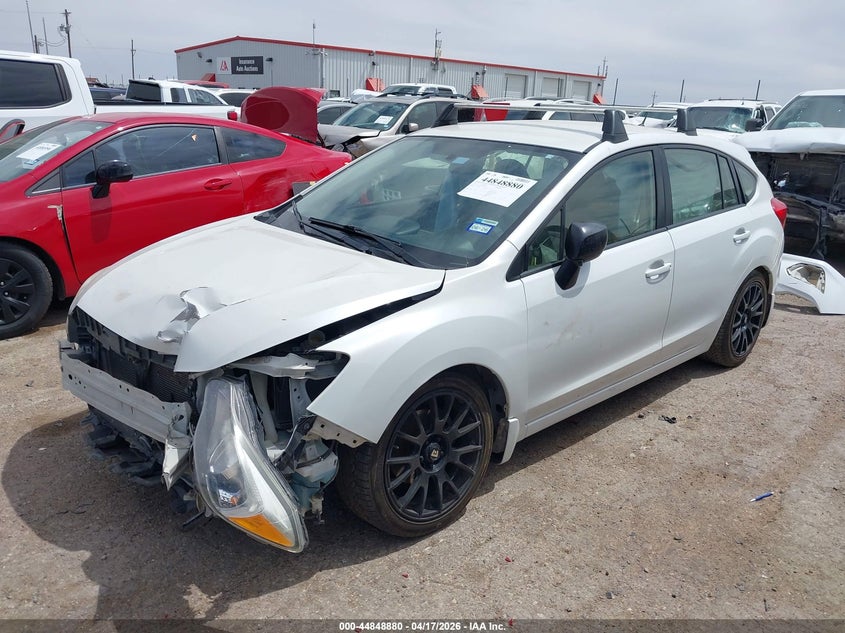 2014 Subaru Impreza VIN JF1GPAA61EG218911 IAAI salvage auction — FRONT & REAR, Salvage Title, sold $625 on 2026-07-14 (photo 2)