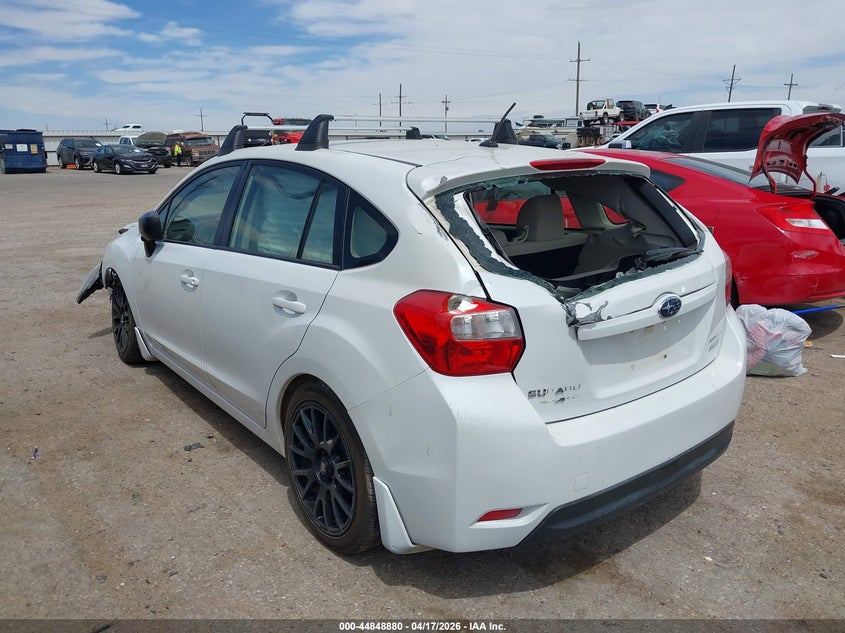 2014 Subaru Impreza VIN JF1GPAA61EG218911 IAAI salvage auction — FRONT & REAR, Salvage Title, sold $625 on 2026-07-14 (photo 3)