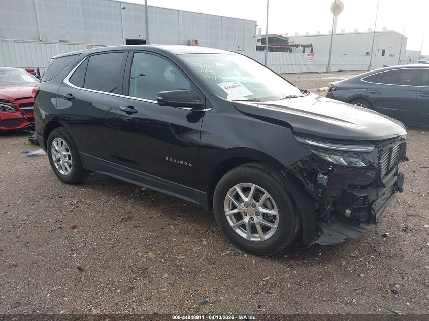 2024 Chevrolet Equinox VIN 3GNAXKEG5RL360101 IAAI salvage auction — LEFT SIDE, Original (Texas), sold $4,500 on 2026-07-05 (photo 1)
