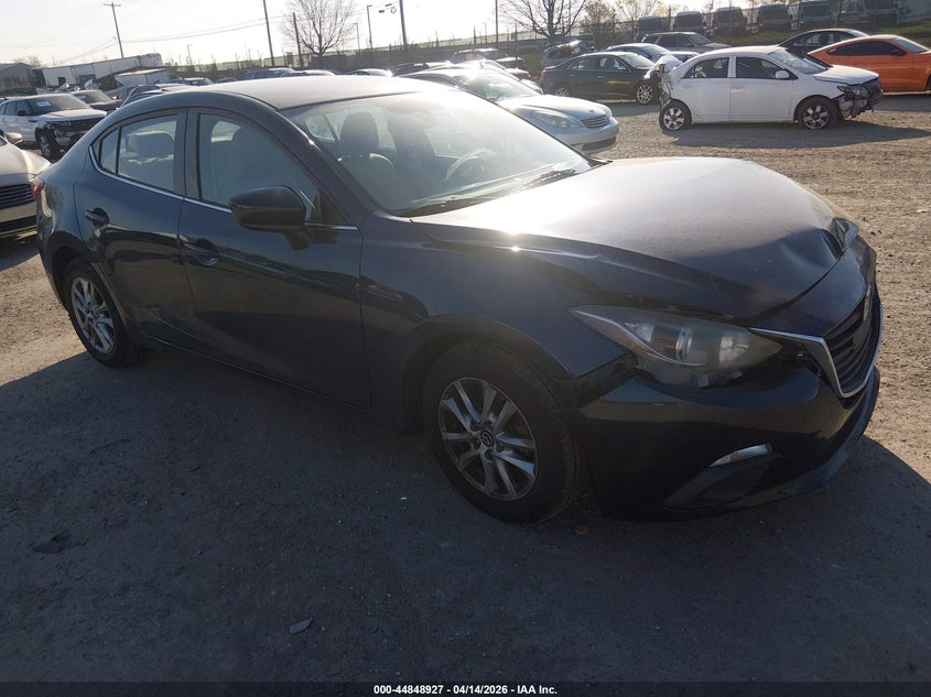 2014 Mazda 3 VIN JM1BM1V70E1172071 IAAI salvage auction — FRONT END, Wait Title, sold $775 on 2026-08-02 (photo 1)