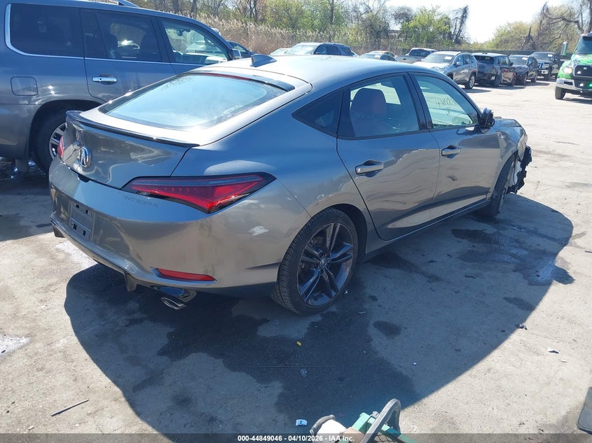 2024 Acura Integra VIN 19UDE4H31RA015012 IAAI salvage auction — RIGHT SIDE, Salvage - Greater Than 75% (Maryland), sold $9,050 on 2026-08-27 (photo 4)