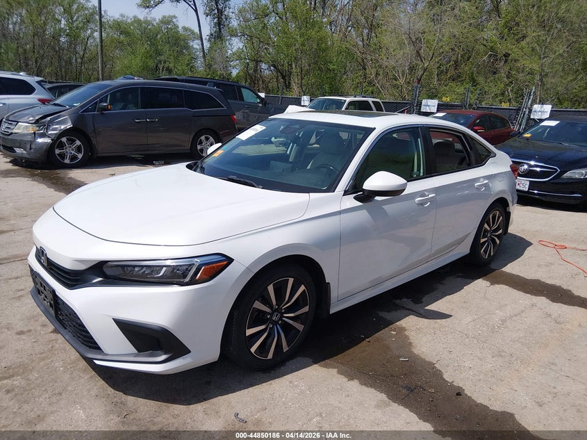 2022 Honda Civic VIN JHMFE1F75NX000367 IAAI salvage auction — HAIL, Salvage (Nebraska), sold $7,800 on 2026-07-31 (photo 2)