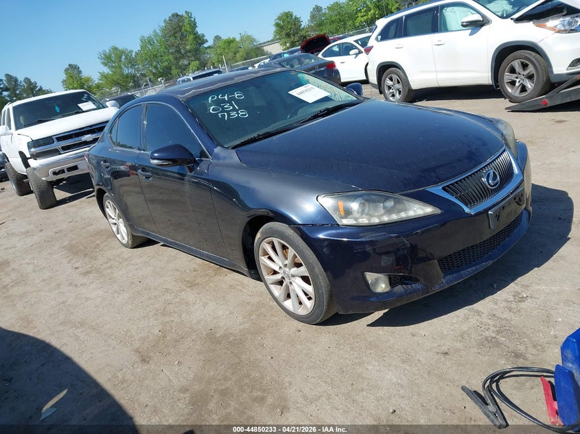 2009 Lexus Is VIN JTHCK262595031738 IAAI salvage auction — LEFT SIDE, Clear (Virginia), sold $600 on 2026-07-10 (photo 1)