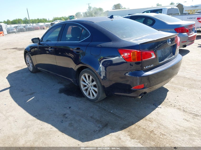 2009 Lexus Is VIN JTHCK262595031738 IAAI salvage auction — LEFT SIDE, Clear (Virginia), sold $600 on 2026-07-10 (photo 3)