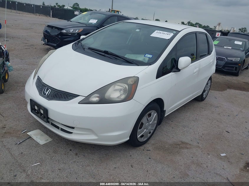 2013 Honda Fit VIN JHMGE8H3XDC080469 IAAI salvage auction — LEFT REAR, Original (Texas), sold $3,450 on 2026-07-07 (photo 2)