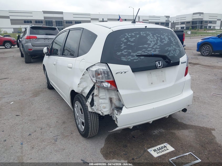 2013 Honda Fit VIN JHMGE8H3XDC080469 IAAI salvage auction — LEFT REAR, Original (Texas), sold $3,450 on 2026-07-07 (photo 6)