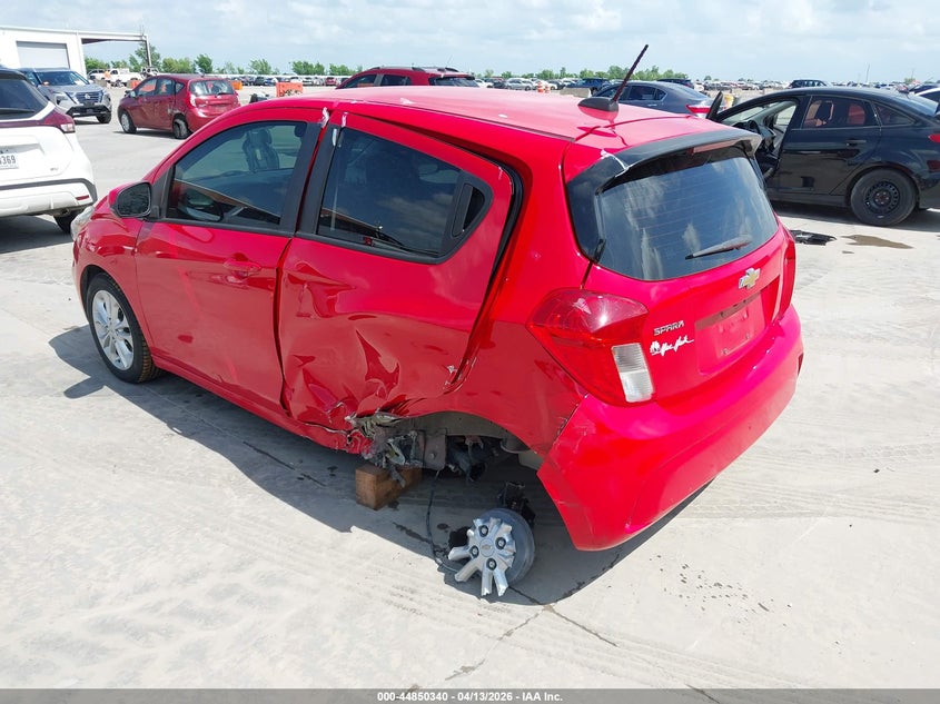 2020 Chevrolet Spark VIN KL8CD6SA1LC402969 IAAI salvage auction — LEFT SIDE, Salvage (Texas), sold $1,750 on 2026-07-08 (photo 3)