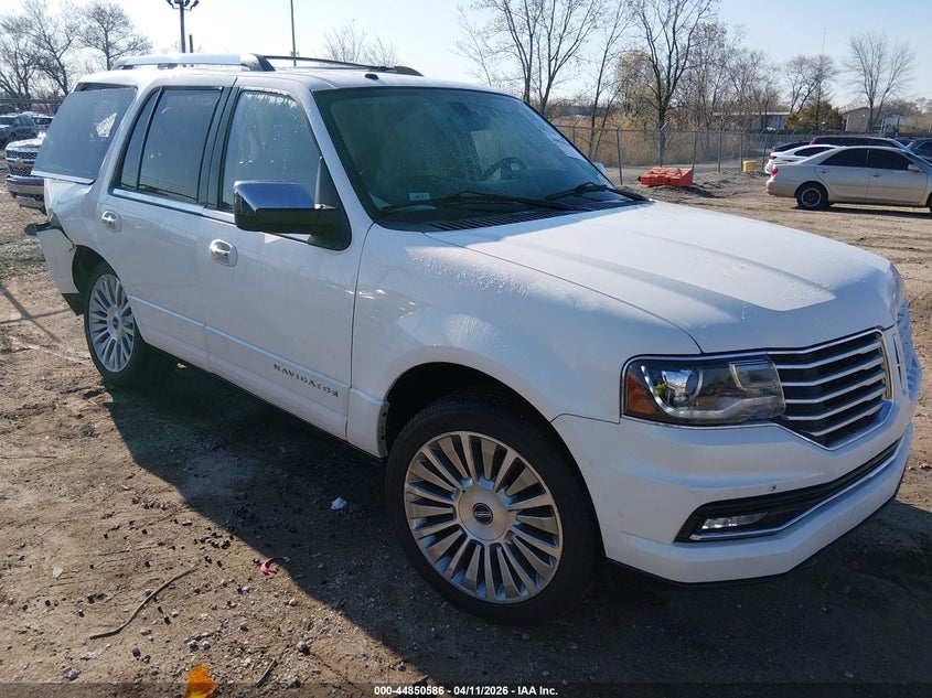2015 Lincoln Navigator VIN 5LMJJ2JT1FEJ05396 IAAI salvage auction — REAR END, Salvage Title, sold $2,450 on 2026-07-21 (photo 1)