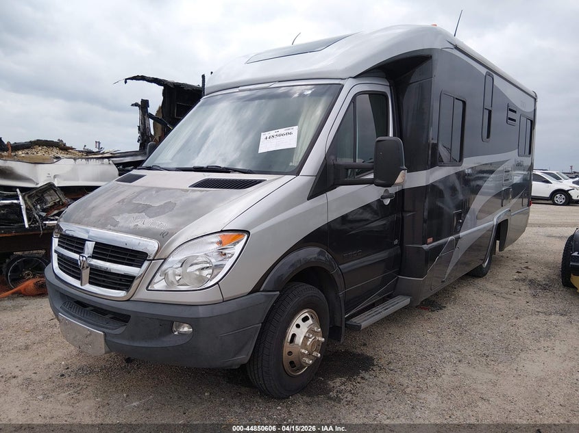2008 Dodge Sprinter VIN WDXPF445989363598 IAAI salvage auction — INTERIOR BURN, Non-Repairable (California), sold $2,850 on 2026-07-14 (photo 2)