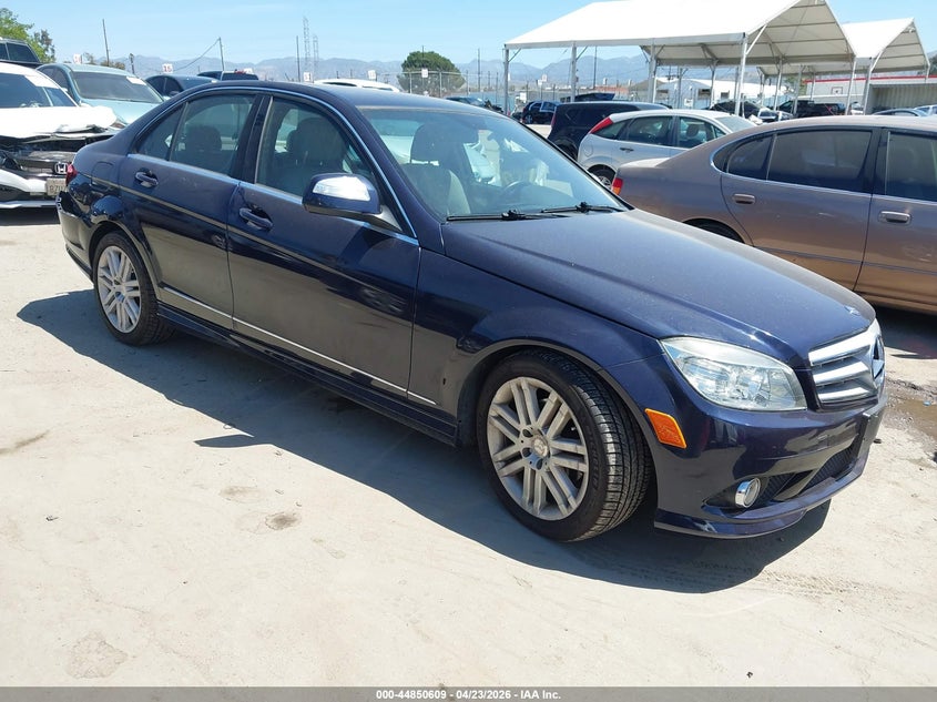 2008 Mercedes-benz C-klasse VIN WDDGF54X38R017583 IAAI salvage auction — REAR END, Salvage (California), sold $1,000 on 2026-07-08 (photo 1)