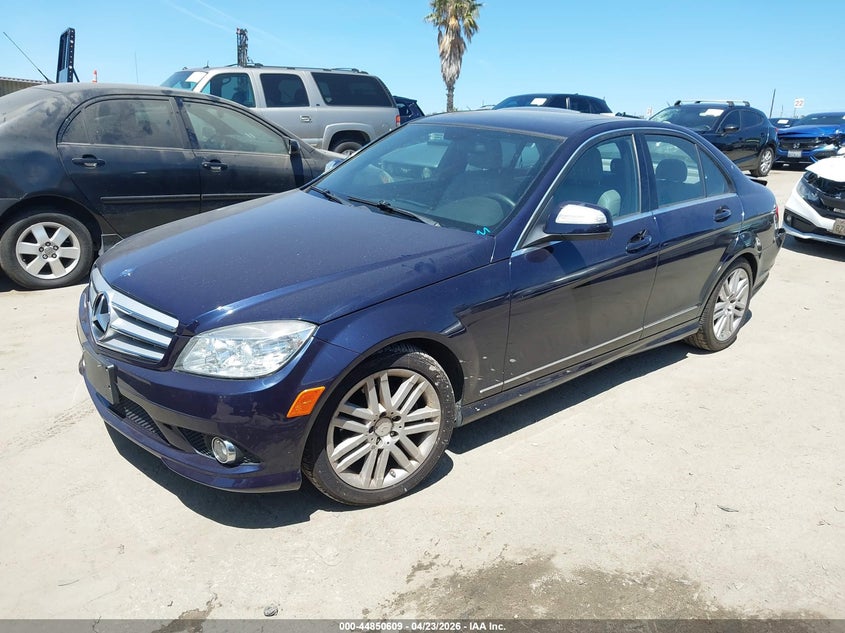 2008 Mercedes-benz C-klasse VIN WDDGF54X38R017583 IAAI salvage auction — REAR END, Salvage (California), sold $1,000 on 2026-07-08 (photo 2)