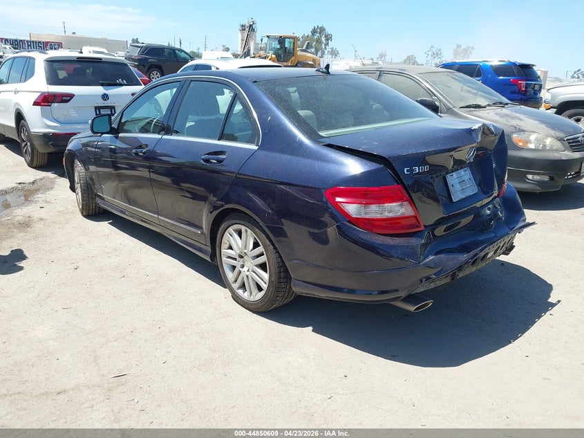 2008 Mercedes-benz C-klasse VIN WDDGF54X38R017583 IAAI salvage auction — REAR END, Salvage (California), sold $1,000 on 2026-07-08 (photo 3)