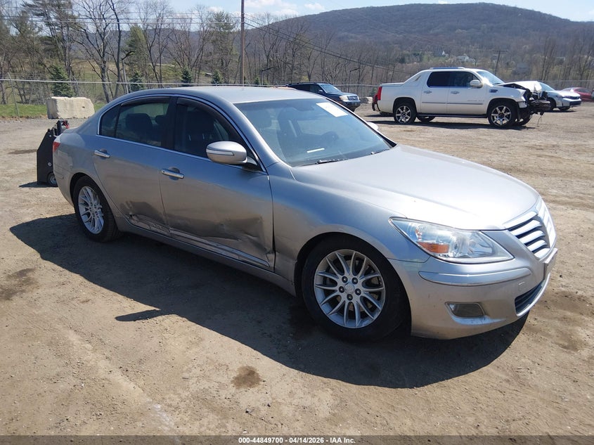 2009 Hyundai Genesis VIN KMHGC46E49U043581 IAAI salvage auction — SIDE, Salvage (New Jersey), sold $25 on 2026-07-16 (photo 1)