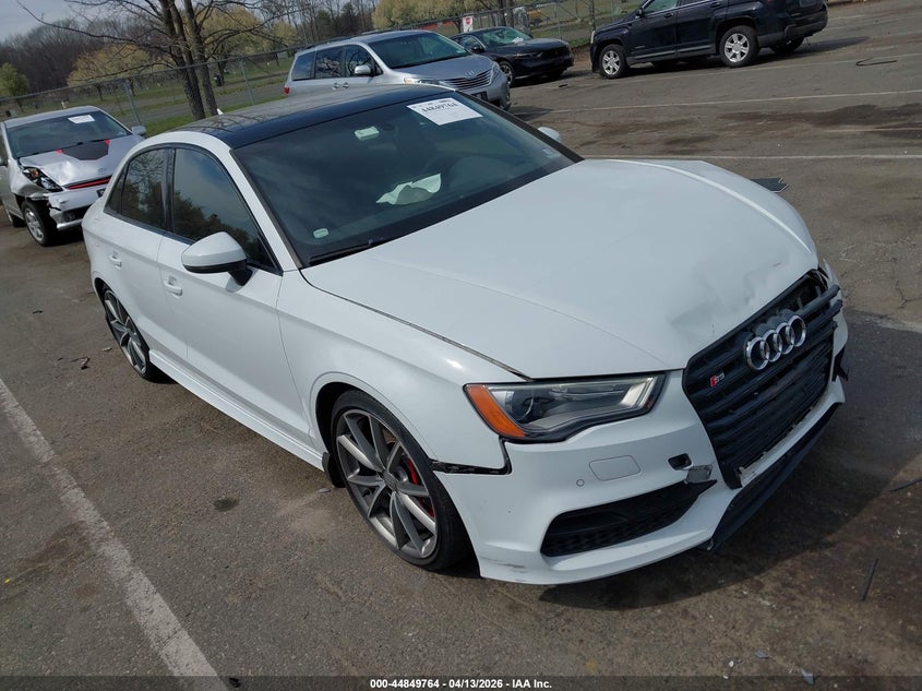 2016 Audi S3 VIN WAUB1GFF0G1100739 IAAI salvage auction — FRONT END, Salvage (New Jersey), sold $4,800 on 2026-07-29 (photo 1)