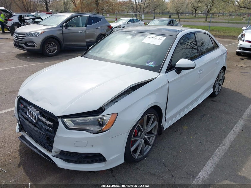 2016 Audi S3 VIN WAUB1GFF0G1100739 IAAI salvage auction — FRONT END, Salvage (New Jersey), sold $4,800 on 2026-07-29 (photo 2)