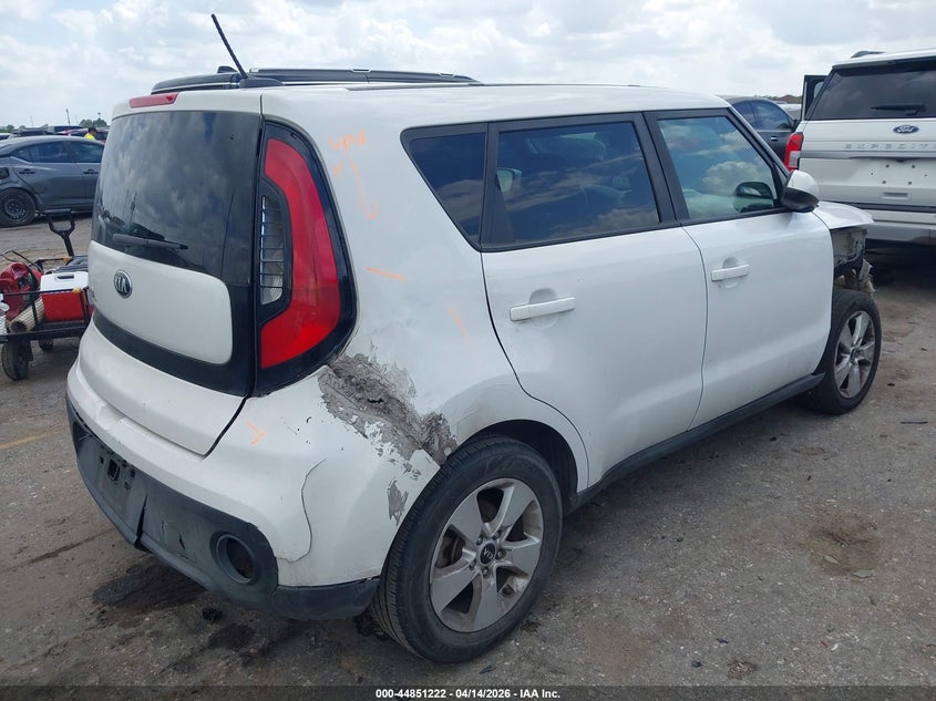 2017 Kia Soul VIN KNDJN2A2XH7437380 IAAI salvage auction — FRONT END, Original (Texas), sold $1,150 on 2026-07-29 (photo 4)