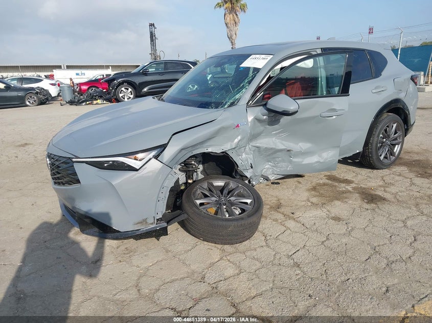2025 Acura Adx VIN 3HDSA1H5XSM704183 IAAI salvage auction — LEFT SIDE, Salvage Title, sold $5,950 on 2026-07-08 (photo 2)