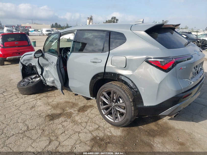 2025 Acura Adx VIN 3HDSA1H5XSM704183 IAAI salvage auction — LEFT SIDE, Salvage Title, sold $5,950 on 2026-07-08 (photo 3)