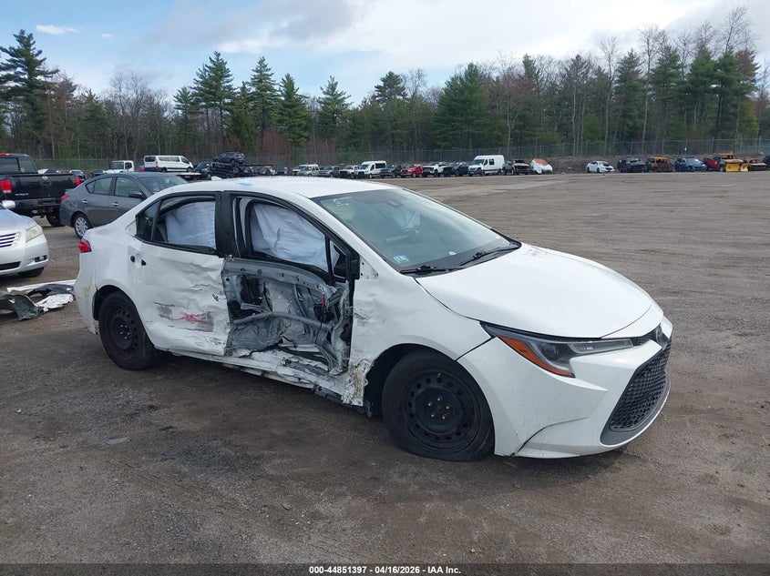 2021 Toyota Corolla VIN JTDEPMAE5MJ150396 IAAI salvage auction — LEFT SIDE, Salvage (Massachusetts), sold $3,500 on 2026-07-10 (photo 1)