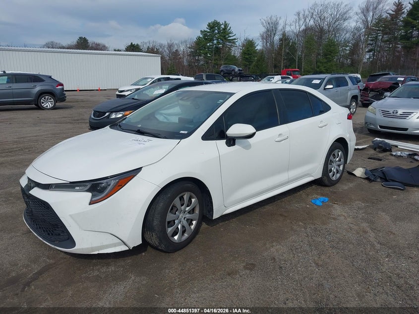 2021 Toyota Corolla VIN JTDEPMAE5MJ150396 IAAI salvage auction — LEFT SIDE, Salvage (Massachusetts), sold $3,500 on 2026-07-10 (photo 2)