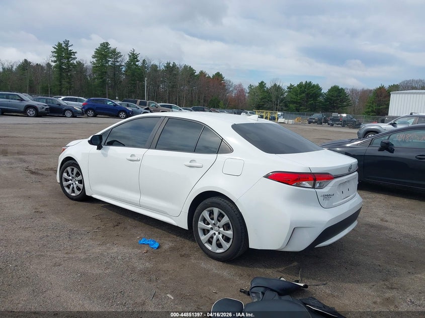 2021 Toyota Corolla VIN JTDEPMAE5MJ150396 IAAI salvage auction — LEFT SIDE, Salvage (Massachusetts), sold $3,500 on 2026-07-10 (photo 3)