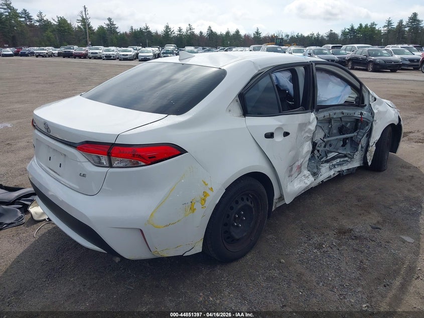 2021 Toyota Corolla VIN JTDEPMAE5MJ150396 IAAI salvage auction — LEFT SIDE, Salvage (Massachusetts), sold $3,500 on 2026-07-10 (photo 4)