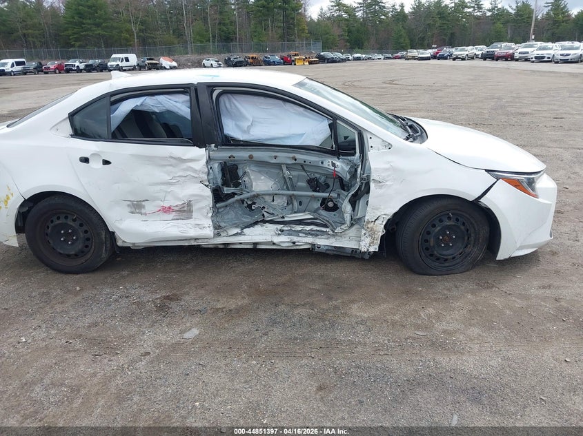 2021 Toyota Corolla VIN JTDEPMAE5MJ150396 IAAI salvage auction — LEFT SIDE, Salvage (Massachusetts), sold $3,500 on 2026-07-10 (photo 6)