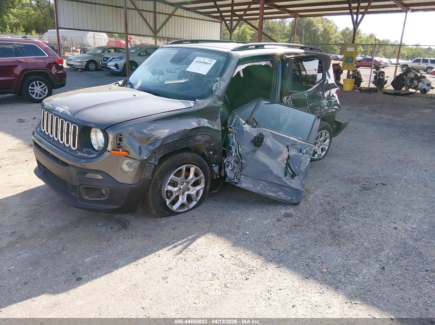 2018 Jeep Renegade VIN ZACCJABB1JPH57290 IAAI salvage auction — LEFT SIDE, Salvage Title, sold $950 on 2026-07-08 (photo 2)