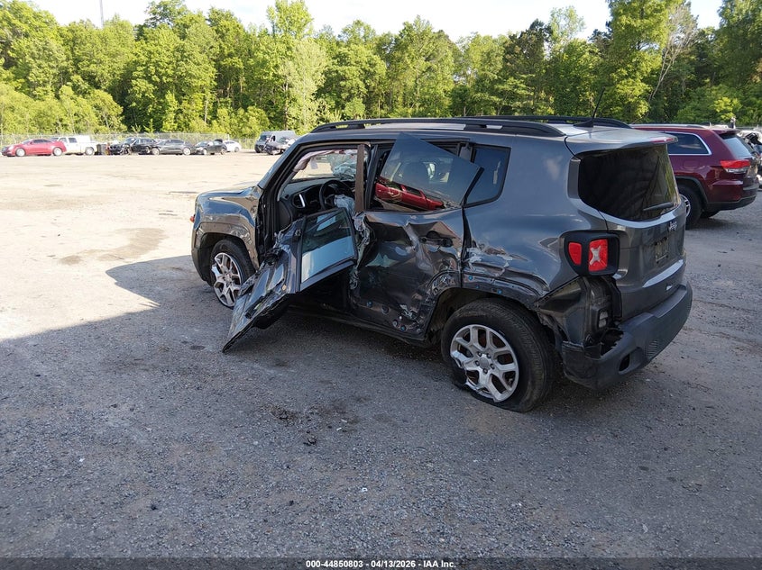 2018 Jeep Renegade VIN ZACCJABB1JPH57290 IAAI salvage auction — LEFT SIDE, Salvage Title, sold $950 on 2026-07-08 (photo 3)