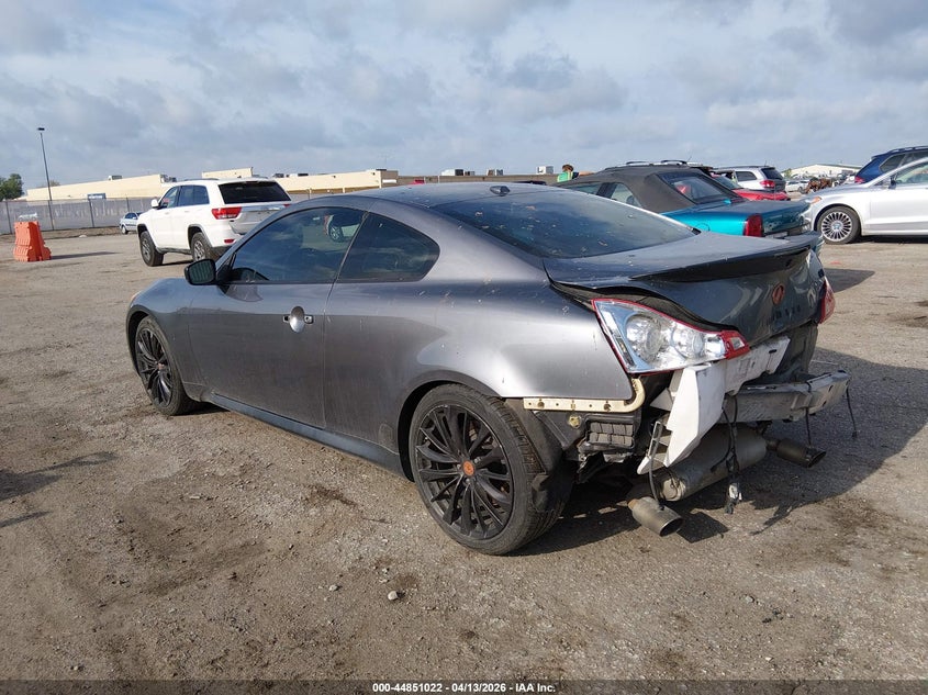 2011 Infiniti G VIN JN1CV6EK5BM212676 IAAI salvage auction — REAR END, Salvage (Kansas), sold $1,050 on 2026-07-24 (photo 3)
