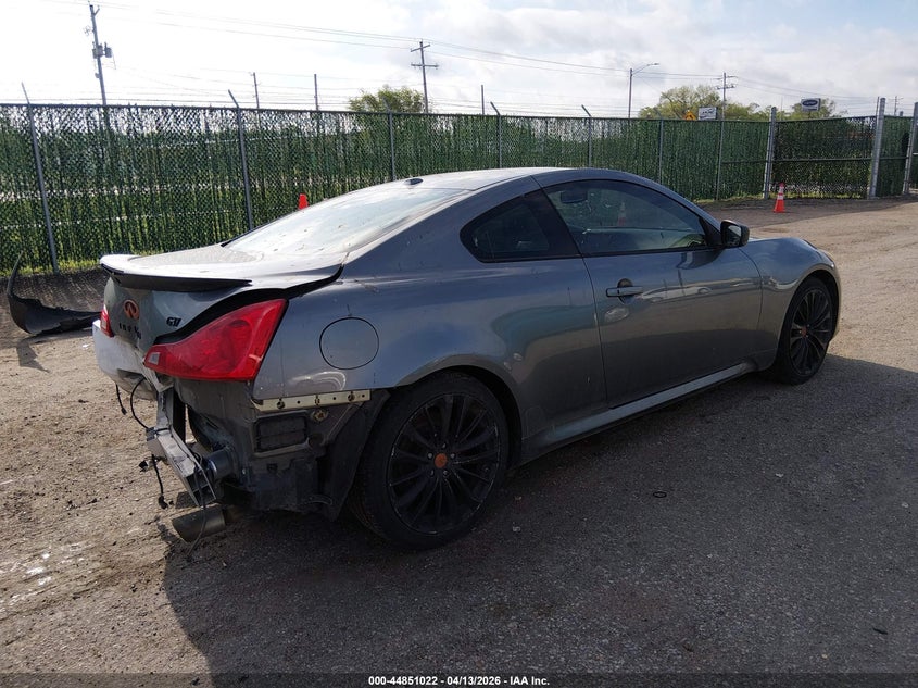 2011 Infiniti G VIN JN1CV6EK5BM212676 IAAI salvage auction — REAR END, Salvage (Kansas), sold $1,050 on 2026-07-24 (photo 4)