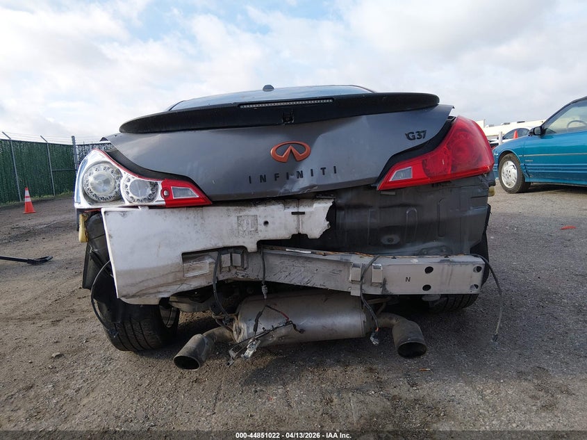 2011 Infiniti G VIN JN1CV6EK5BM212676 IAAI salvage auction — REAR END, Salvage (Kansas), sold $1,050 on 2026-07-24 (photo 6)