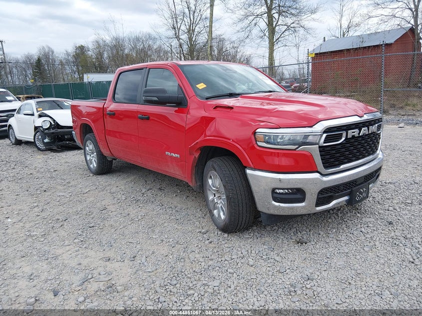 2025 Ram 1500 VIN 1C6RRFFG0SN754033 IAAI salvage auction — REAR END, Wait Title, sold $17,300 on 2026-07-12 (photo 1)