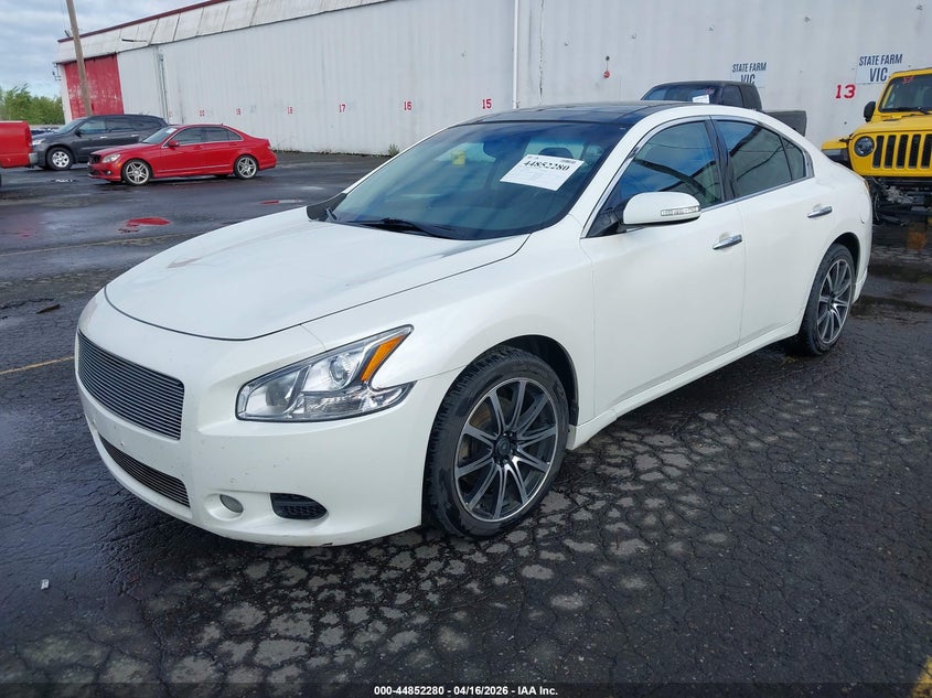 2014 Nissan Maxima VIN 1N4AA5AP5EC433867 IAAI salvage auction — RIGHT SIDE, Salvage (Oregon), sold $1,500 on 2026-07-09 (photo 2)