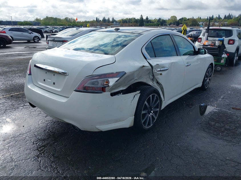 2014 Nissan Maxima VIN 1N4AA5AP5EC433867 IAAI salvage auction — RIGHT SIDE, Salvage (Oregon), sold $1,500 on 2026-07-09 (photo 4)