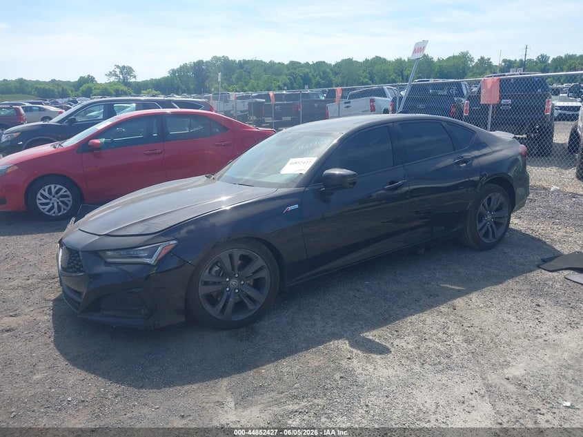 2021 Acura Tlx VIN 19UUB5F5XMA008328 IAAI salvage auction — RIGHT FRONT, Salvage - Less Than 75% (Maryland), sold $8,900 on 2026-07-25 (photo 2)