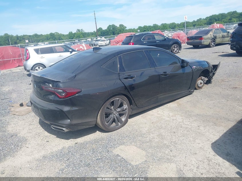 2021 Acura Tlx VIN 19UUB5F5XMA008328 IAAI salvage auction — RIGHT FRONT, Salvage - Less Than 75% (Maryland), sold $8,900 on 2026-07-25 (photo 4)
