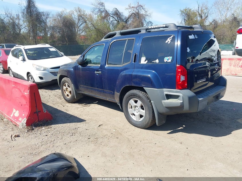 2006 Nissan Xterra VIN 5N1AN08U26C540062 IAAI salvage auction — FRONT END, Clear (Texas), sold $500 on 2026-07-09 (photo 3)