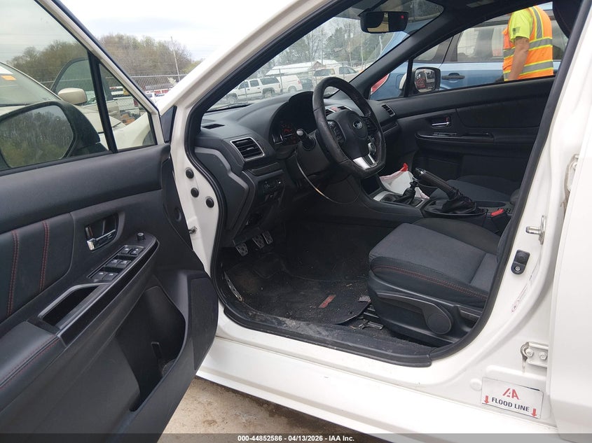 2017 Subaru Wrx VIN JF1VA1E63H9832127 IAAI salvage auction — WATER/FLOOD, Salvage Title, sold $3,500 on 2026-07-09 (photo 6)