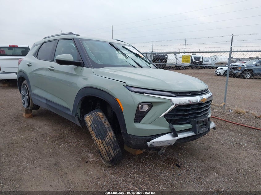 2025 Chevrolet Trailblazer VIN KL79MPSP4SB084178 IAAI salvage auction — FRONT END, Original (Texas), sold $3,550 on 2026-07-28 (photo 1)