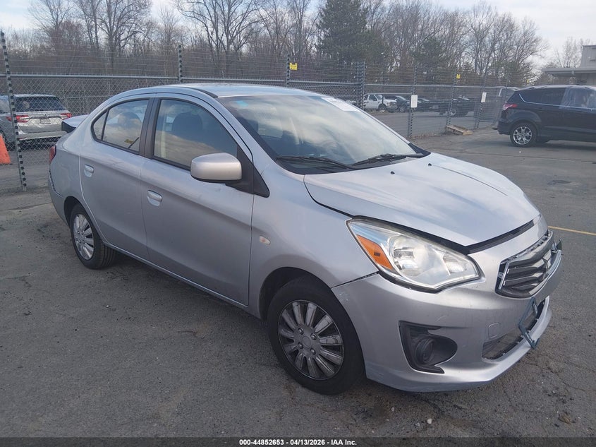 2017 Mitsubishi Mirage VIN ML32F3FJ6HH000917 IAAI salvage auction — REAR END, Wait Title, sold $1,225 on 2026-07-16 (photo 1)