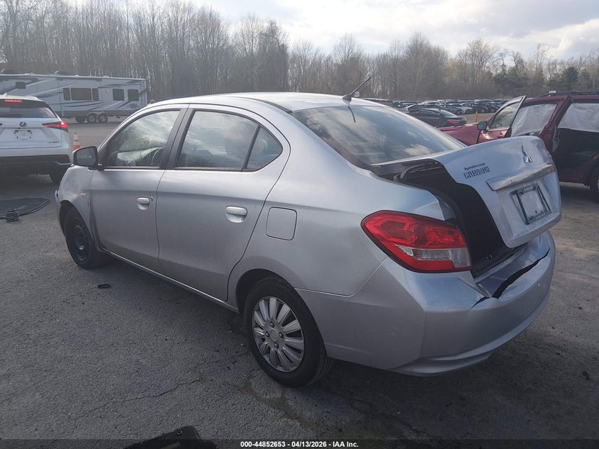 2017 Mitsubishi Mirage VIN ML32F3FJ6HH000917 IAAI salvage auction — REAR END, Wait Title, sold $1,225 on 2026-07-16 (photo 3)