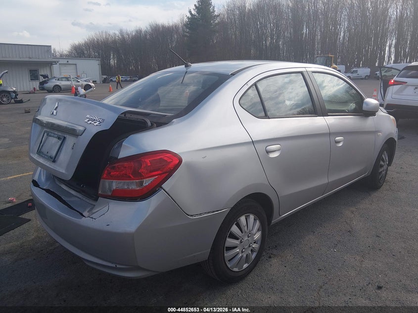 2017 Mitsubishi Mirage VIN ML32F3FJ6HH000917 IAAI salvage auction — REAR END, Wait Title, sold $1,225 on 2026-07-16 (photo 4)
