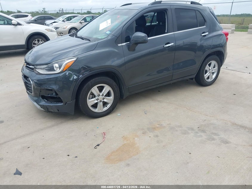 2018 Chevrolet Trax VIN KL7CJLSB3JB723029 IAAI salvage auction — FRONT & REAR, Salvage (Texas), sold $1,650 on 2026-07-31 (photo 2)
