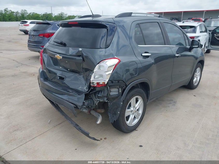 2018 Chevrolet Trax VIN KL7CJLSB3JB723029 IAAI salvage auction — FRONT & REAR, Salvage (Texas), sold $1,650 on 2026-07-31 (photo 4)